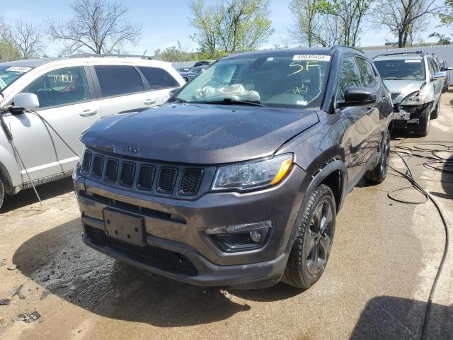 JEEP COMPASS LA 2021 with VIN 3C4NJDBB5MT504741 - Photo from auction