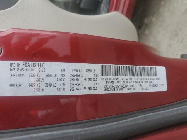 Photo 14 from auction – 2015 CHRYSLER TOWN & COU with VIN 2C4RC1BG7FR753005