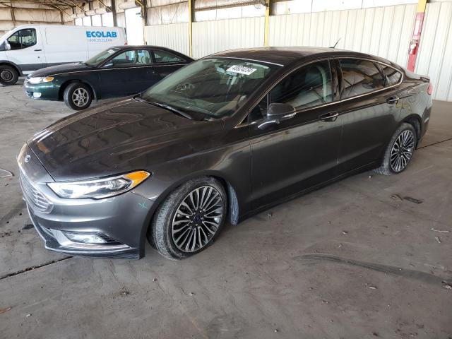 FORD FUSION SE 2017 with VIN 3FA6P0HD6HR343605 - Photo from auction
