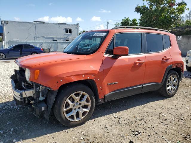 JEEP RENEGADE L 2016 with VIN ZACCJABTXGPD88964 - Photo from auction