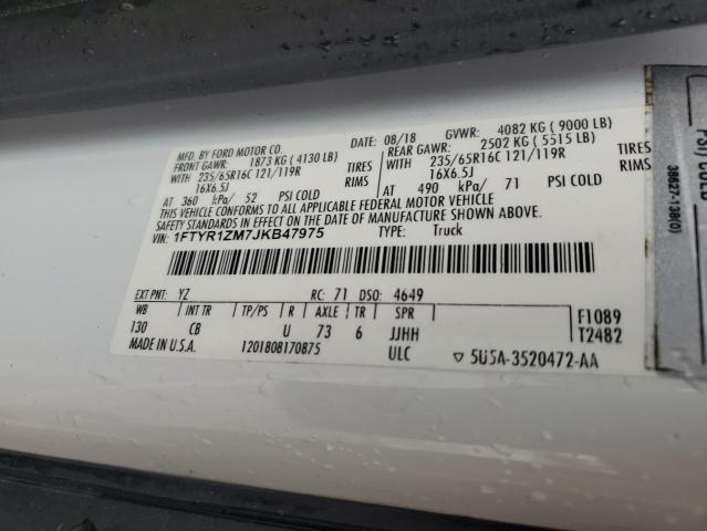 Photo 14 from auction – 2018 FORD TRANSIT T- with VIN 1FTYR1ZM7JKB47975