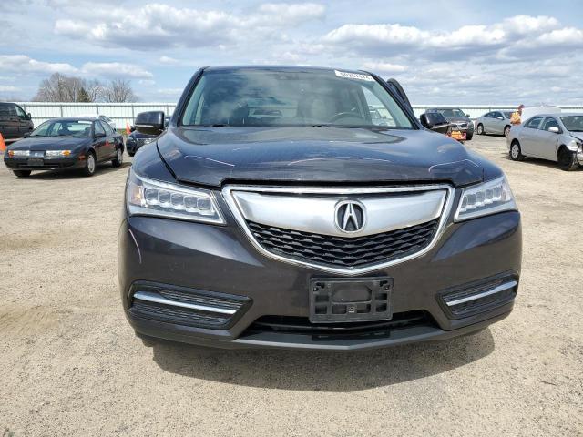 Photo 5 from auction – 2015 ACURA MDX TECHNO with VIN 5FRYD4H41FB025424