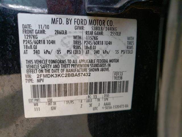 Photo 14 from auction – 2011 FORD EDGE LIMIT with VIN 2FMDK3KC2BBA57432