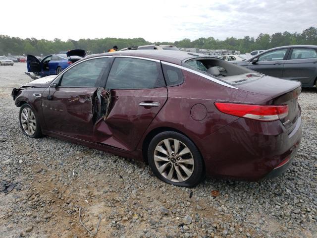 Photo 2 from auction – 2016 KIA OPTIMA EX with VIN 5XXGU4L32GG106927