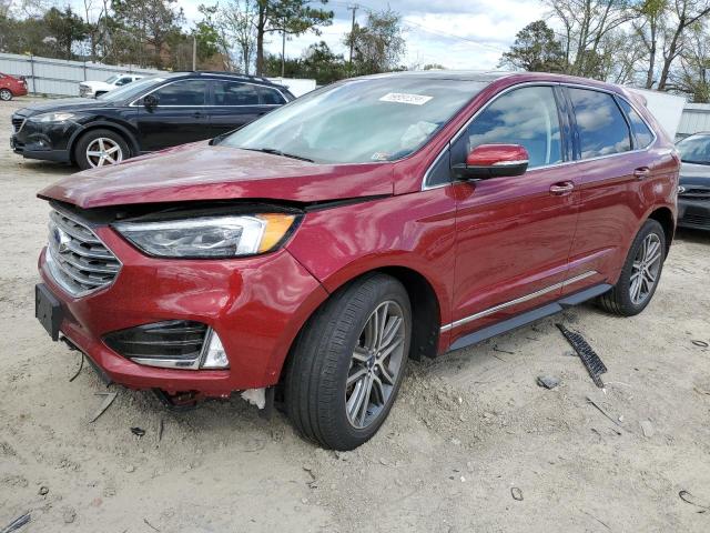 FORD EDGE TITAN 2019 with VIN 2FMPK3K98KBC25396 - Photo from auction