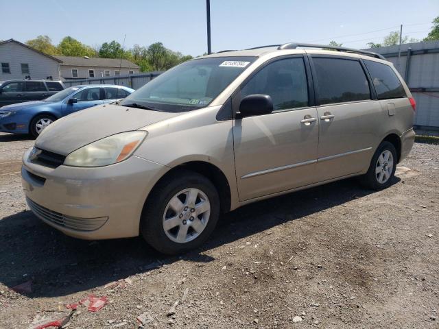 TOYOTA SIENNA CE 2004 with VIN 5TDZA23C44S091783 - Photo from auction