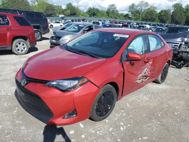 TOYOTA COROLLA L 2017 with VIN 5YFBURHE8HP599233 - Photo from auction