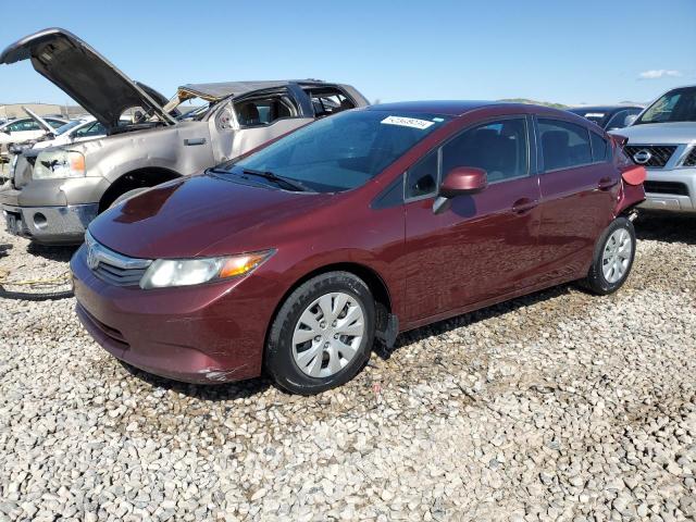 HONDA CIVIC LX 2012 with VIN 19XFB2F53CE320928 - Photo from auction