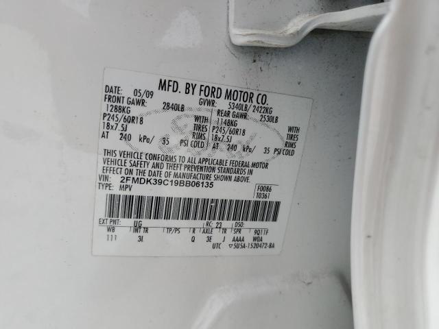 Photo 14 from auction – 2009 FORD EDGE LIMIT with VIN 2FMDK39C19BB06135