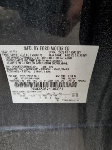 Photo 14 from auction – 2017 FORD FLEX LIMIT with VIN 2FMGK5D82HBA03364