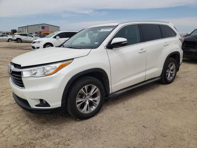 TOYOTA HIGHLANDER 2014 with VIN 5TDKKRFH2ES008383 - Photo from auction