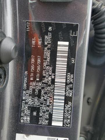 Photo 14 from auction – 2018 TOYOTA 4RUNNER SR with VIN JTEBU5JR3J5524783