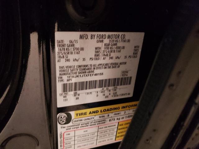 Photo 14 from auction – 2015 FORD EXPEDITION with VIN 1FMJK1JTXFEF48155