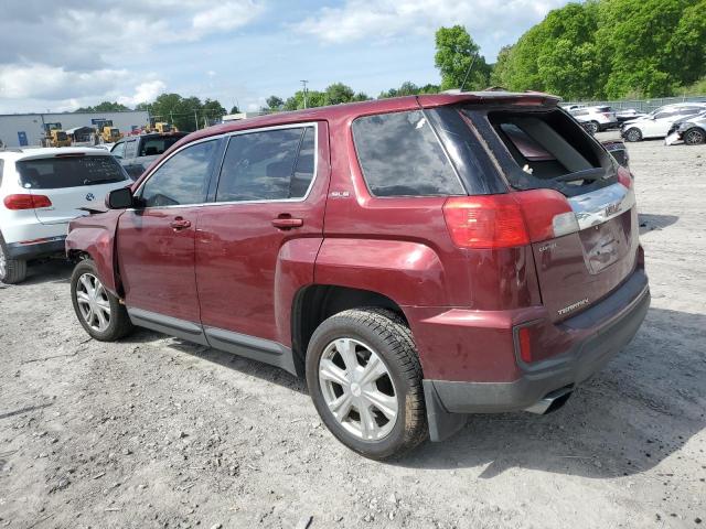 Photo 2 from auction – 2017 GMC TERRAIN SL with VIN 2GKALMEK5H6248555