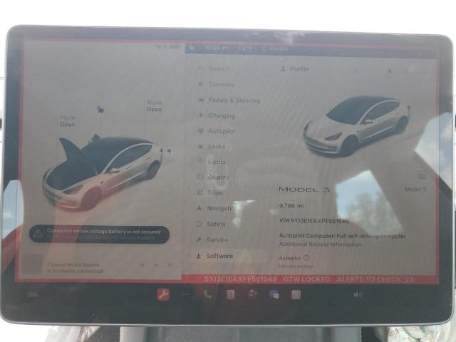 Photo 9 from auction – 2023 TESLA MODEL 3 with VIN 5YJ3E1EAXPF561548