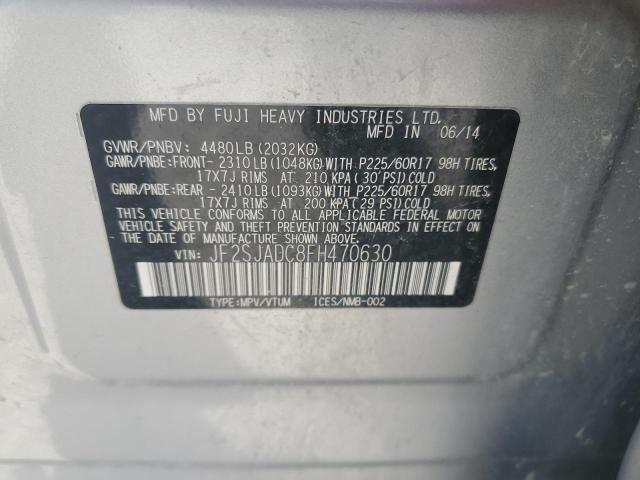 Photo 14 from auction – 2015 SUBARU FORESTER 2 with VIN JF2SJADC8FH470630