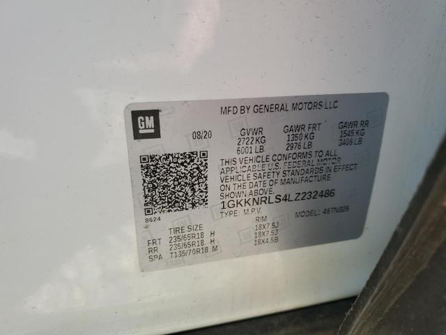 Photo 14 from auction – 2020 GMC ACADIA SLE with VIN 1GKKNRLS4LZ232486