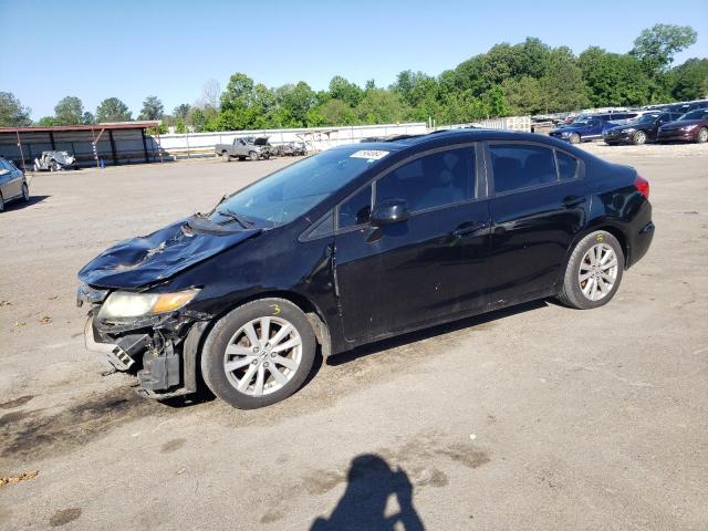 HONDA CIVIC EXL 2012 with VIN 2HGFB2F93CH542197 - Photo from auction