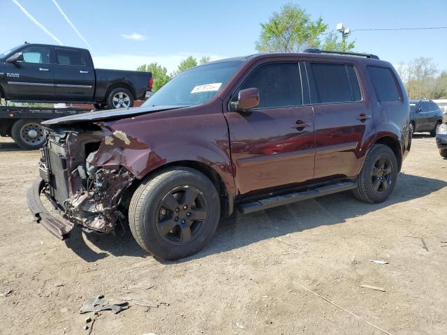 HONDA PILOT EXL 2011 with VIN 5FNYF4H61BB008890 - Photo from auction