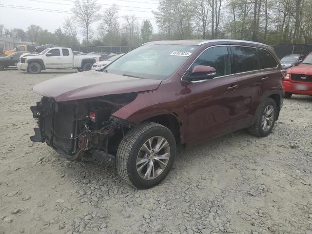 TOYOTA HIGHLANDER 2015 with VIN 5TDJKRFH0FS213617 - Photo from auction