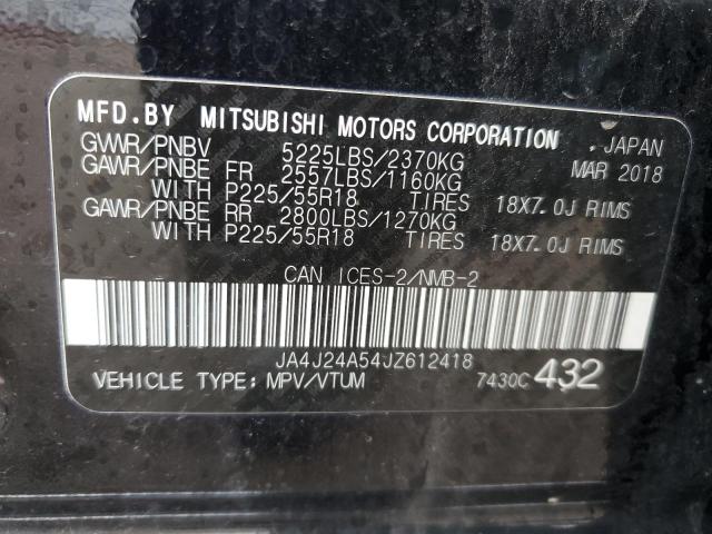 Photo 14 from auction – 2018 MITSUBISHI OUTLANDER with VIN JA4J24A54JZ612418
