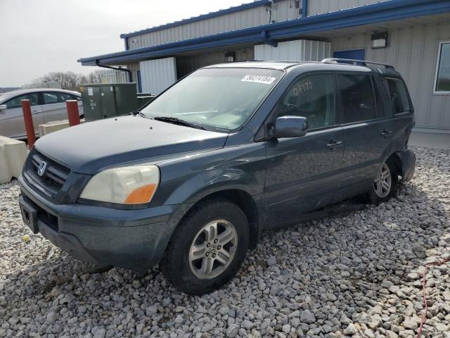 HONDA PILOT EXL 2003 with VIN 2HKYF18583H608377 - Photo from auction