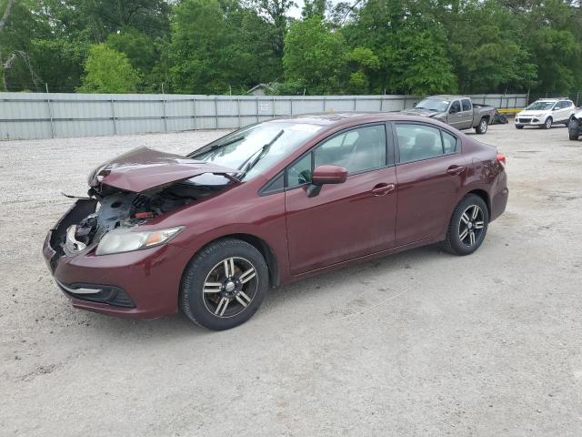 HONDA CIVIC LX 2015 with VIN 19XFB2F58FE089397 - Photo from auction