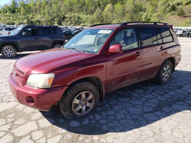 TOYOTA HIGHLANDER 2007 with VIN JTEEP21A370212000 - Photo from auction