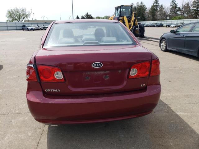 Photo 6 from auction – 2006 KIA OPTIMA LX with VIN KNAGE123X65073396