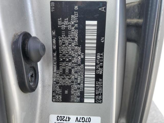 Photo 14 from auction – 2010 TOYOTA SIENNA XLE with VIN 5TDDK4CC6AS033396