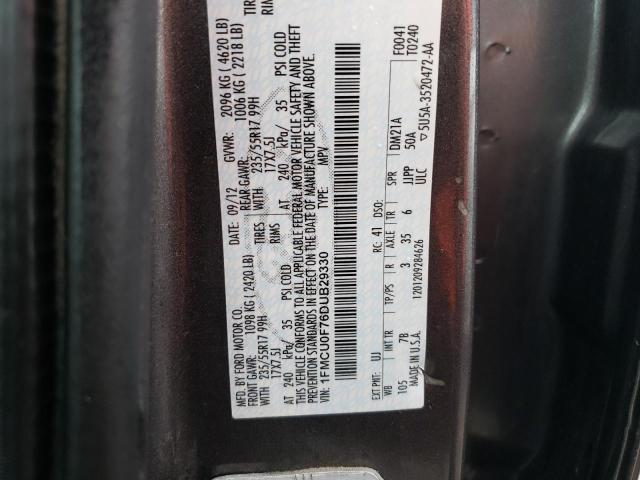 Photo 14 from auction – 2013 FORD ESCAPE S with VIN 1FMCU0F76DUB29330