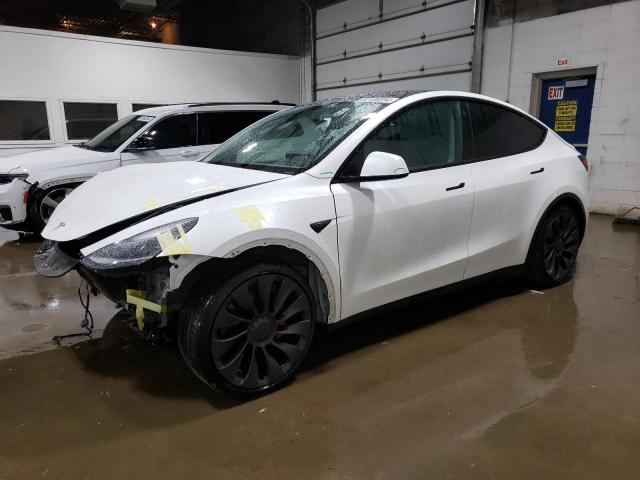 TESLA MODEL Y 2022 with VIN 7SAYGDEF7NF339062 - Photo from auction