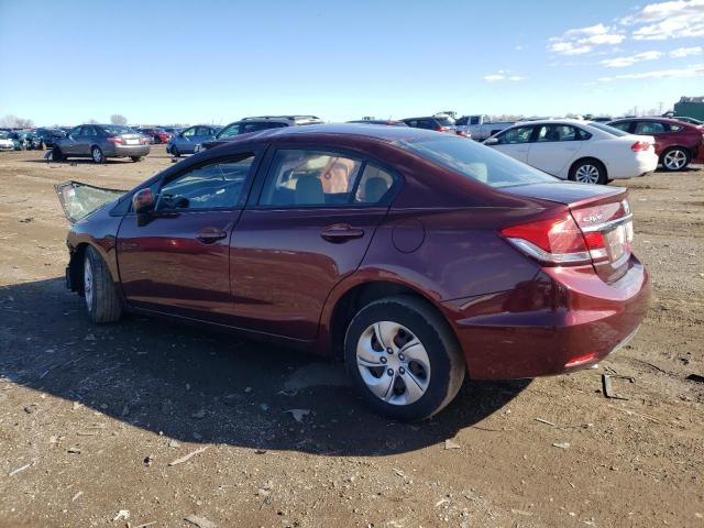Photo 2 from auction – 2014 HONDA CIVIC LX with VIN 19XFB2F53EE050828