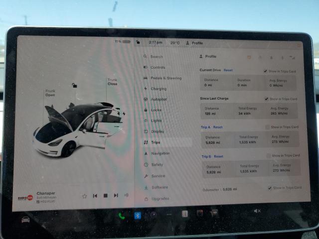 Photo 9 from auction – 2023 TESLA MODEL 3 with VIN 5YJ3E1EA8PF580695