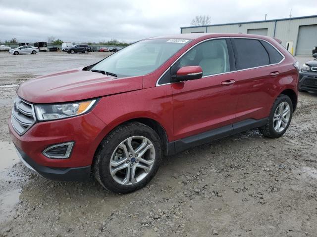 FORD EDGE TITAN 2017 with VIN 2FMPK4K80HBC36589 - Photo from auction