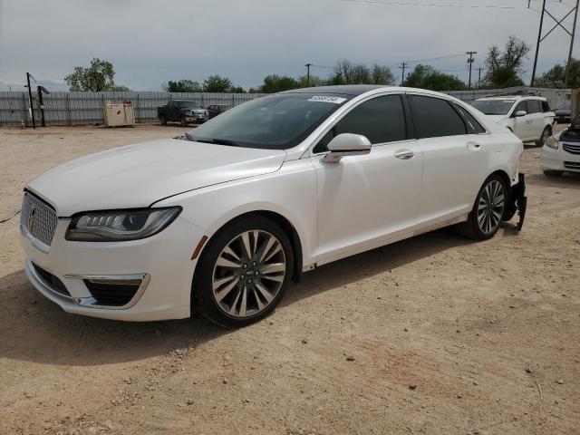 LINCOLN MKZ SELECT 2017 with VIN 3LN6L5C96HR614082 - Photo from auction