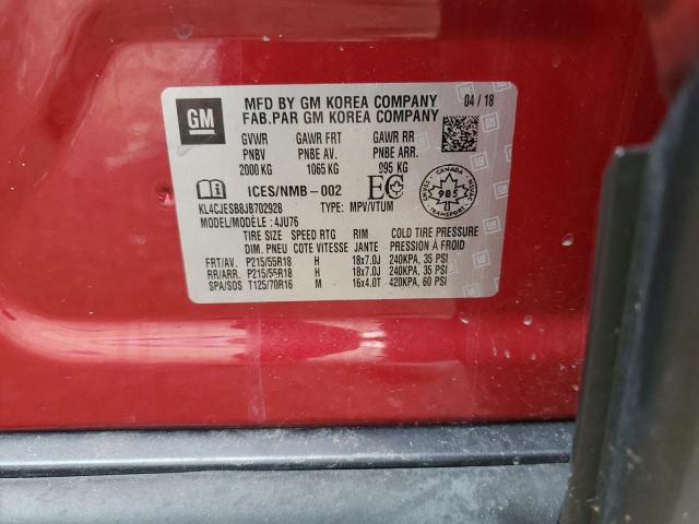 Photo 14 from auction – 2018 BUICK ENCORE PRE with VIN KL4CJESB8JB702928