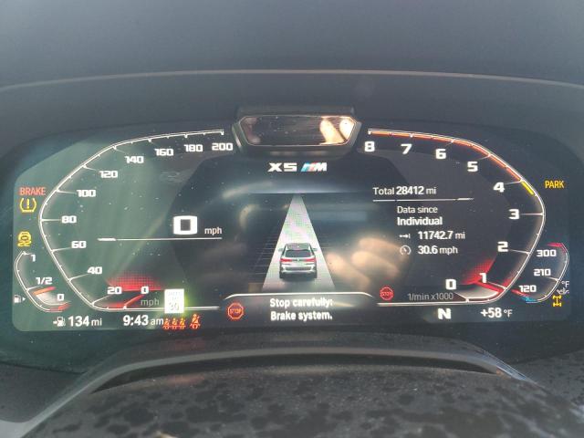 Photo 9 from auction – 2021 BMW X5 M with VIN 5YMJU0C09M9F22271