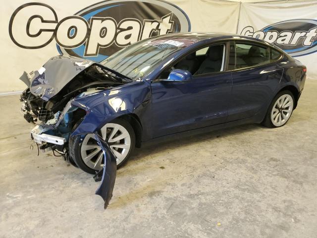 TESLA MODEL 3 2022 with VIN 5YJ3E1EA4NF371922 - Photo from auction