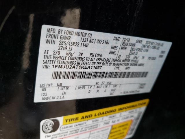Photo 14 from auction – 2019 FORD EXPEDITION with VIN 1FMJU2AT1KEA11667