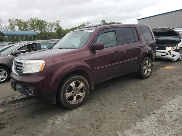 HONDA PILOT EXL 2014 with VIN 5FNYF4H66EB028282 - Photo from auction