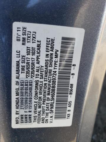 Photo 14 from auction – 2011 HONDA ODYSSEY EX with VIN 5FNRL5H60BB089724