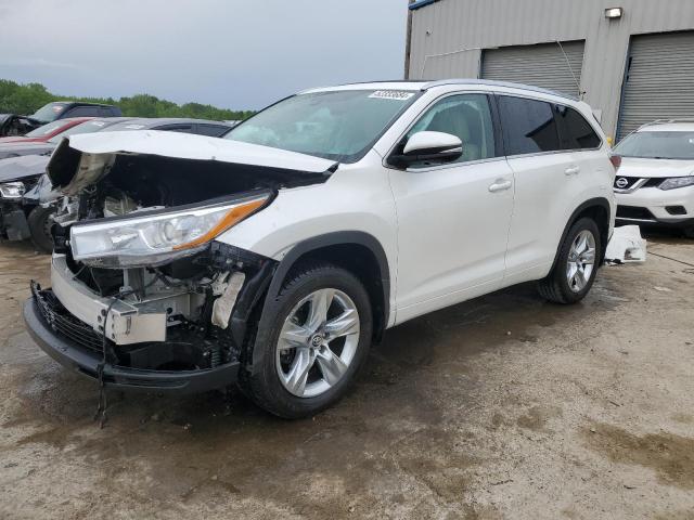 TOYOTA HIGHLANDER 2016 with VIN 5TDDKRFH1GS227430 - Photo from auction