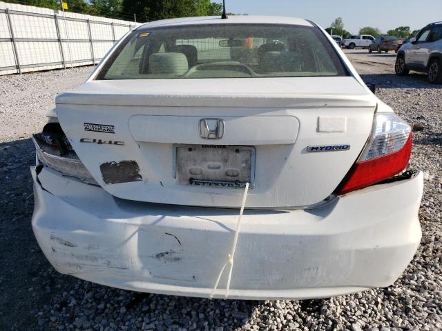 Photo 6 from auction – 2012 HONDA CIVIC HYBR with VIN JHMFB4F26CS005005