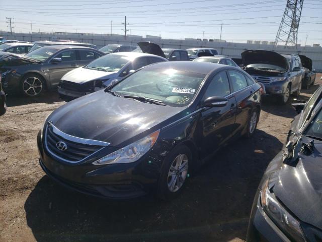 HYUNDAI SONATA GLS 2014 with VIN 5NPEB4AC9EH899127 - Photo from auction