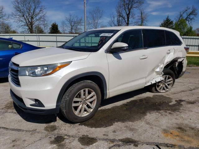 TOYOTA HIGHLANDER 2016 with VIN 5TDZKRFH9GS135875 - Photo from auction