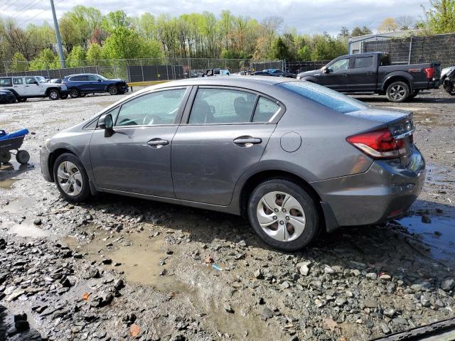 Photo 2 from auction – 2013 HONDA CIVIC LX with VIN 2HGFB2F59DH600599