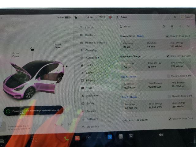 Photo 9 from auction – 2021 TESLA MODEL Y with VIN 5YJYGDEE8MF077653