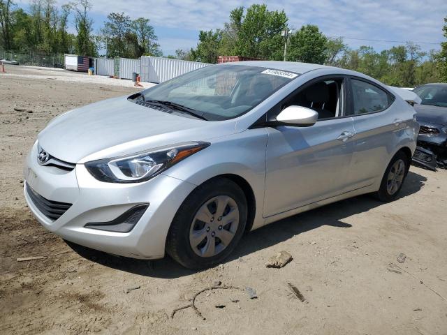 HYUNDAI ELANTRA SE 2016 with VIN 5NPDH4AE8GH748780 - Photo from auction