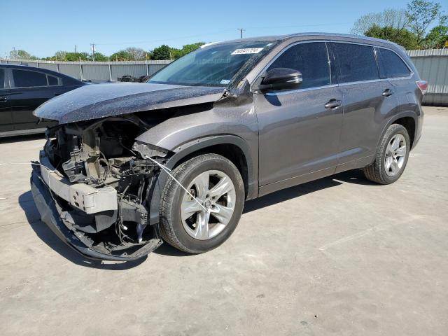 TOYOTA HIGHLANDER 2016 with VIN 5TDYKRFH7GS159975 - Photo from auction